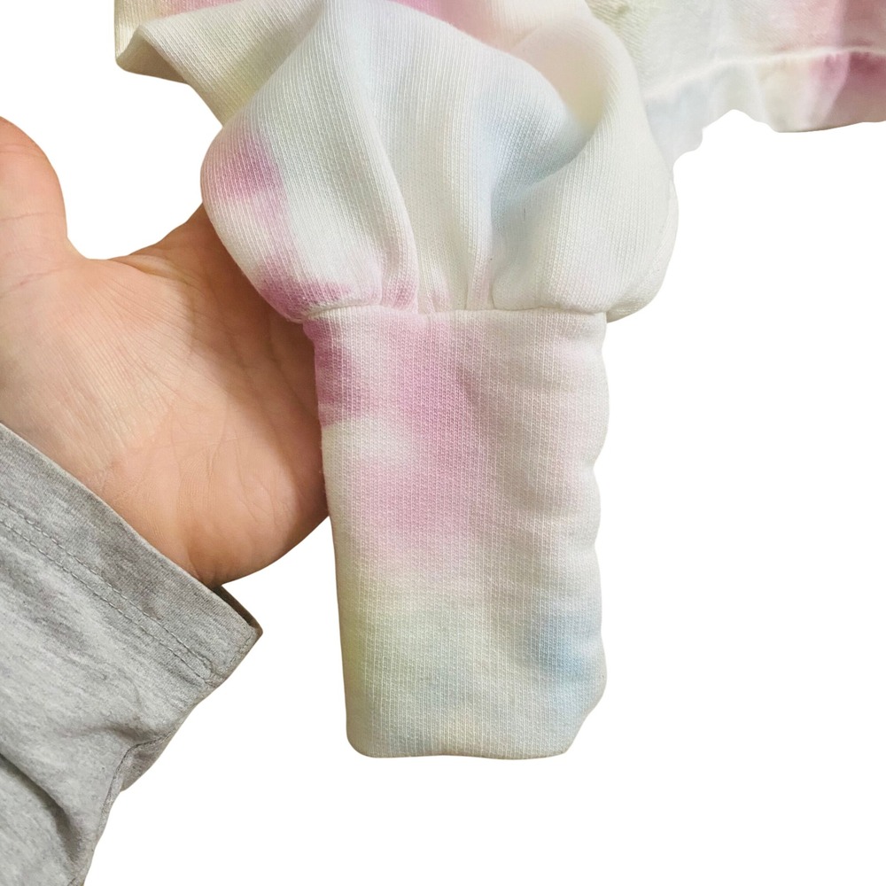 LoveShackFancy Lissete Pullover Hoodie in Neon Pastel Tie Dye Size‎ Small - Picture 6 of 11